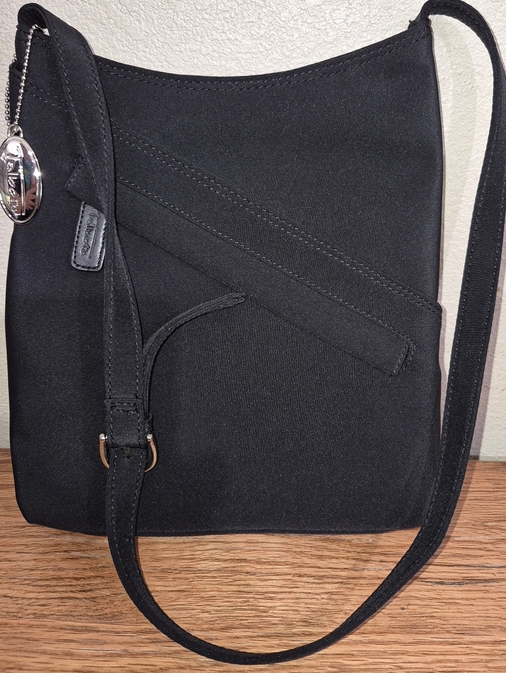 Vintage Talbots Black Polyester Shoulder Bag, Never Used